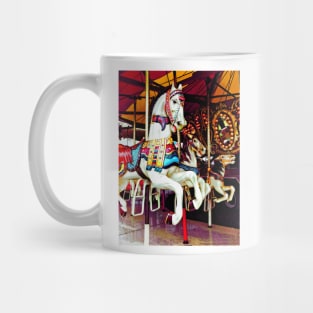 Carnival Midway - Three Carousel Horses Mug